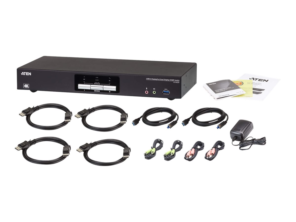 ATEN CS1942DP 2-Port USB 3.0 4K DP KVM