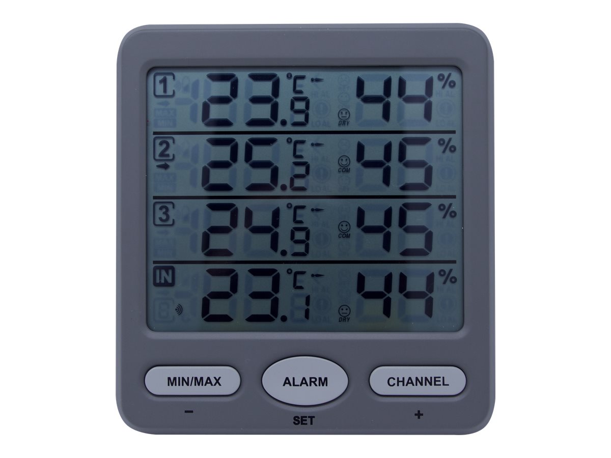 TFAÂ® Klima Monitor 30.3054.10 Wetterstation grau