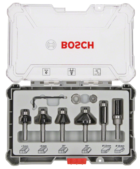 BOSCH FraeserSet 6teilig