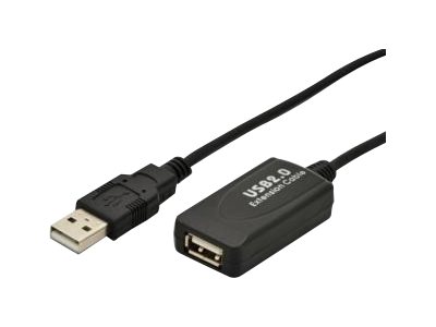 DIGITUS Repeater Kabel USB2 Verlaengerungskabel mit Verstaerker 5m