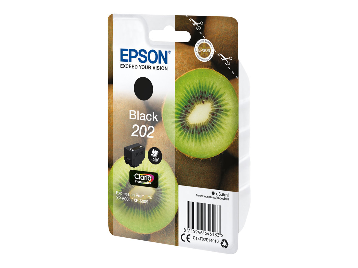 EPSON 4LB Singlepack Black 202 Kiwi Clara Premium Ink EPSON 4LB Singlepack Black 202 Kiwi Clara Premium Ink
