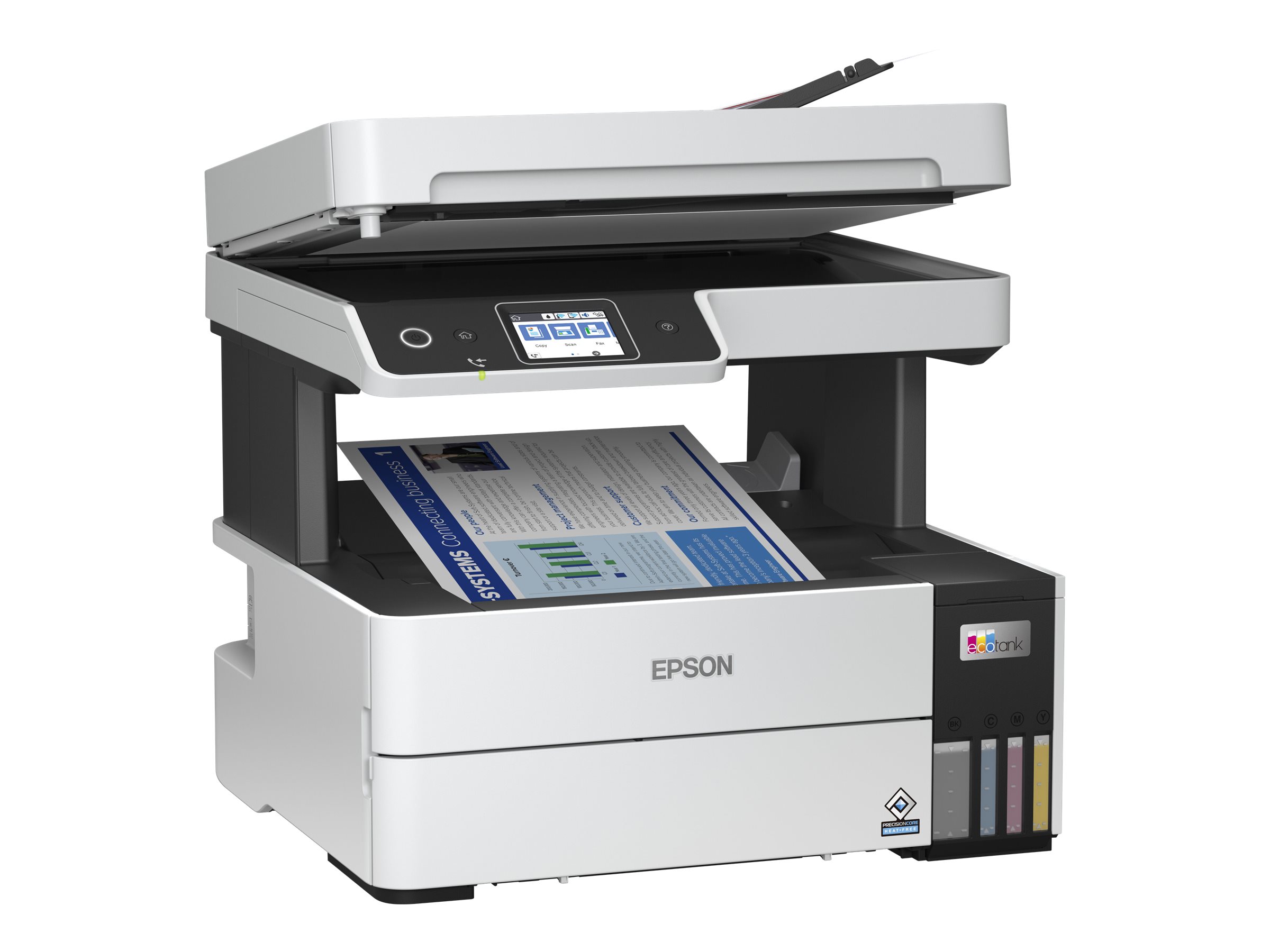 EPSON EcoTank ET-5170 4 in 1 Tintenstrahl-Multifunktionsdrucker grau