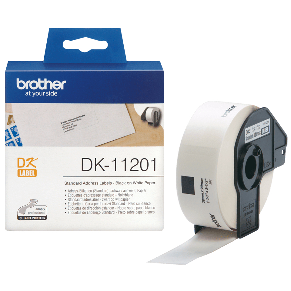 DK11201 BROTHER QL550 Etikettenrolle