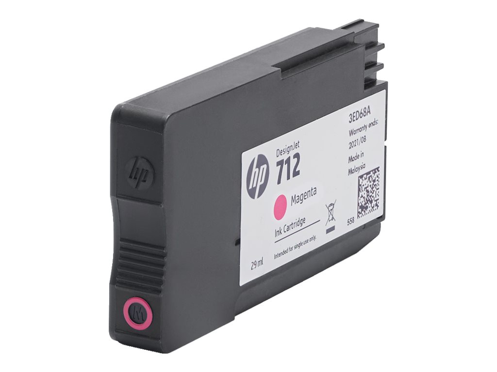 HP 712 (3ED78A) magenta Druckerpatronen, 3er-Set