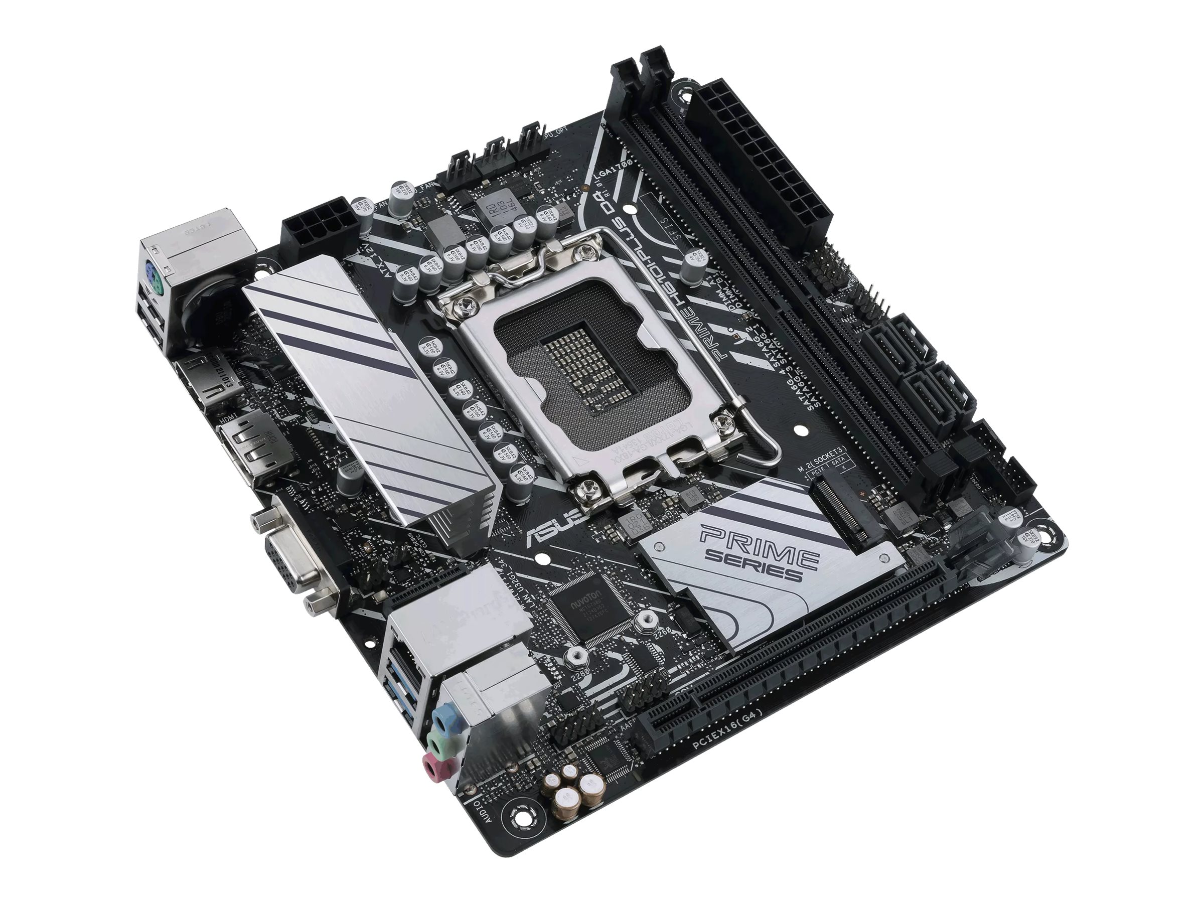 ASUS PRIME H610IPLUS D4CSM Intel H610 LGA 1700 2DDR4 1xPCIe 4030 x16 1xM2 4xSATA 6Gbs 4xUSB 32 Mini ITX MB