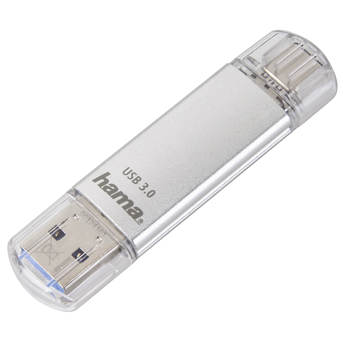hama USBStick CLaeta silber 128 GB, 1 St