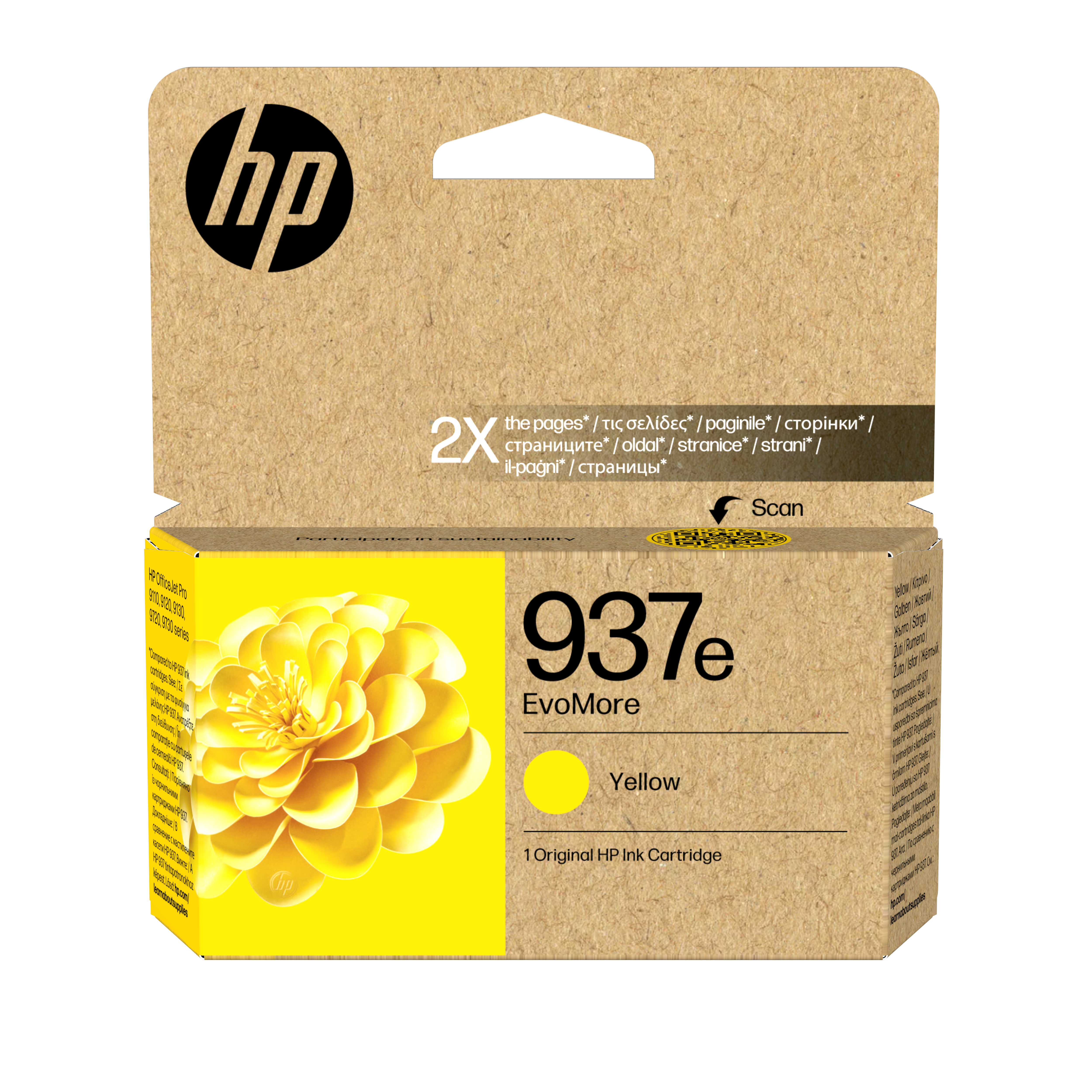 HP 937e(4S6W8NE) gelb Druckerpatrone