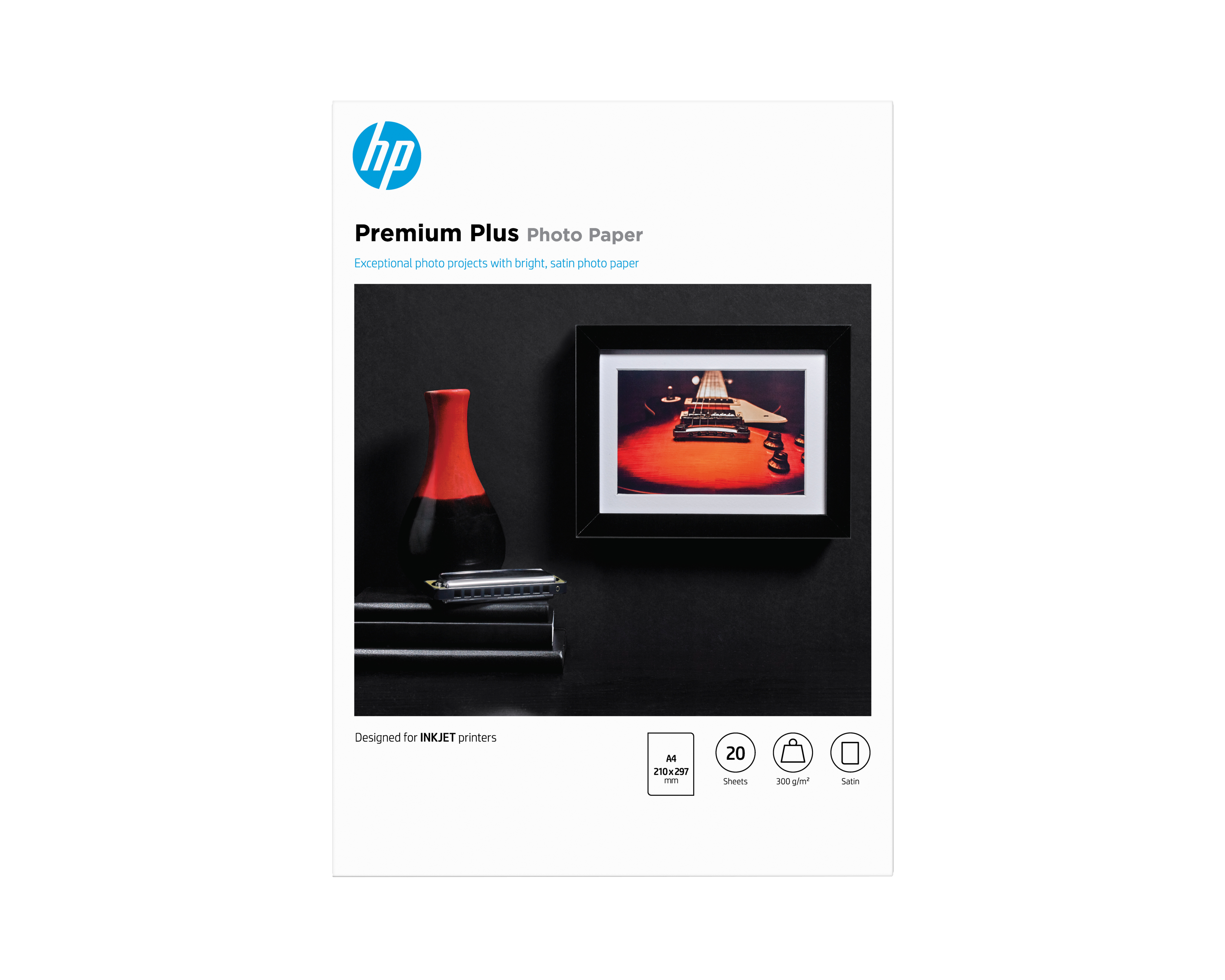 HP Fotopapier CR673A DIN A4 seidenmatt 300 gqm 20 Blatt