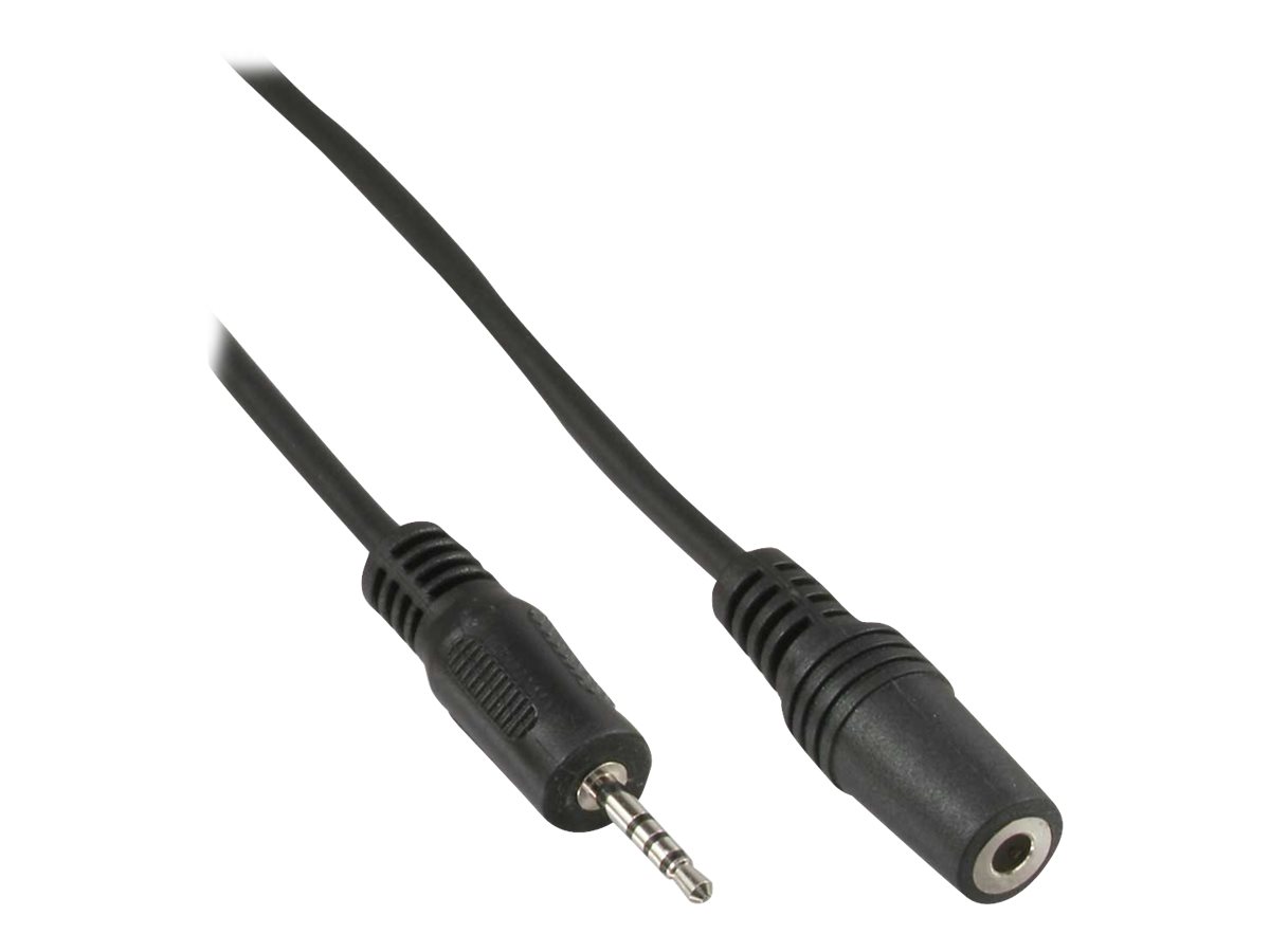 INLINE Klinken Adapterkabel 4pol. 2.5mm Stecker / 4pol. 3.5mm Buchse 5m INLINE Klinken Adapterkabel 4pol. 2.5mm Stecker / 4pol. 3.5mm Buchse 5m