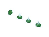 Rittal Nivellierfüsse f. FlatBox M10x20mm PK=4Stck Rittal Nivellierfüsse f. FlatBox M10x20mm PK=4Stck
