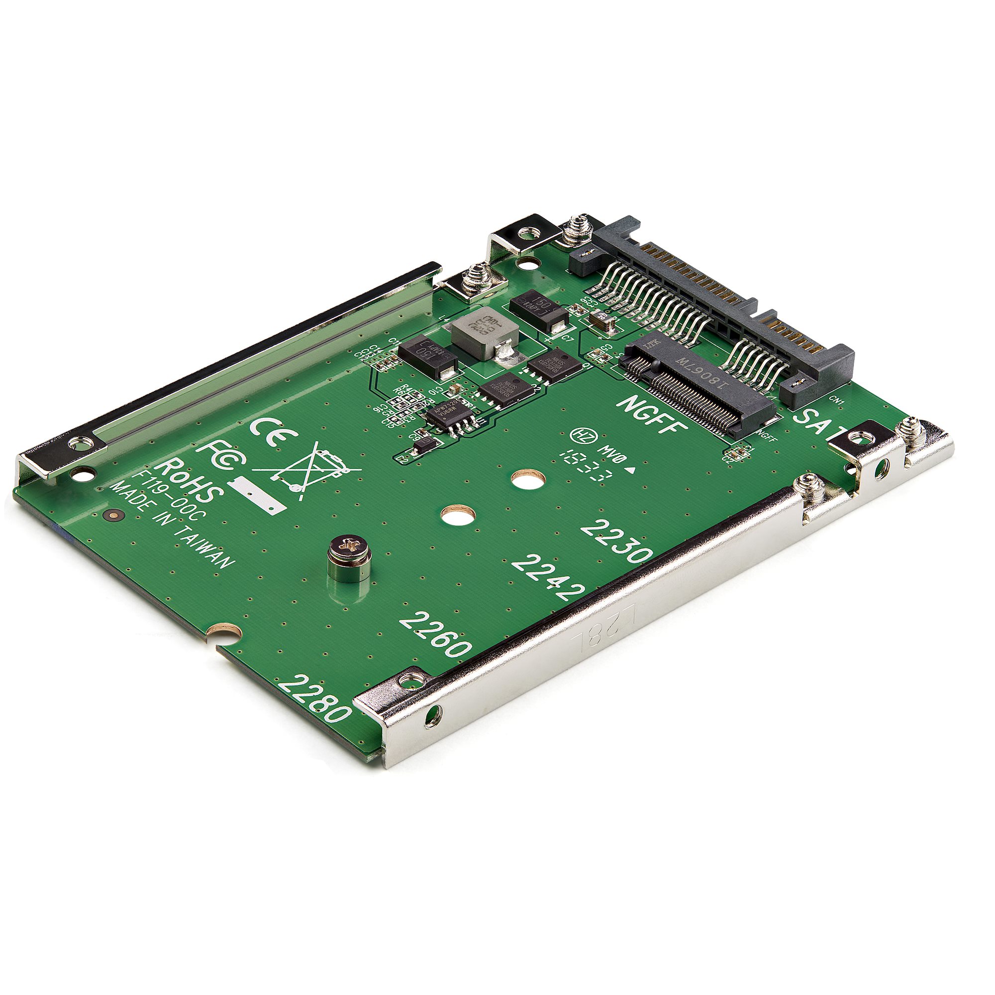STARTECHCOM M2 NGFF SSD to 25in SATA Adapter Converter