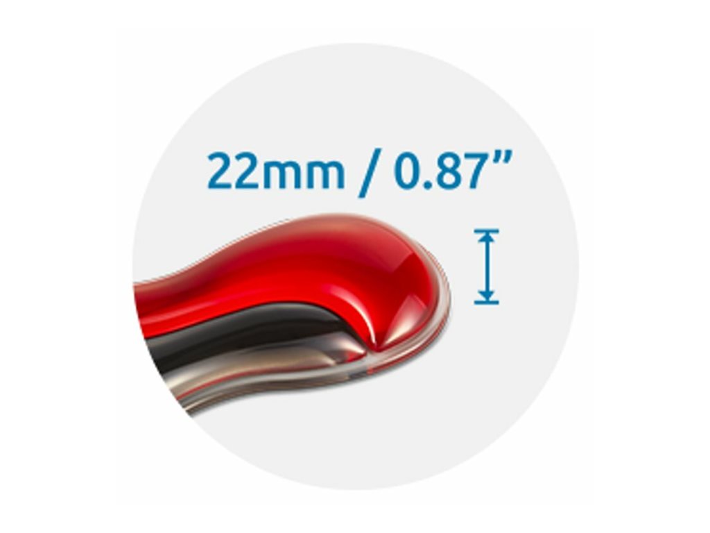 Kensington Handballenauflage Slim Duo Gel fuer Maus rot