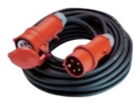 BACHMANN Extension 5G1,5mm sw 5m H07RNF CEE 16A rot 400V
