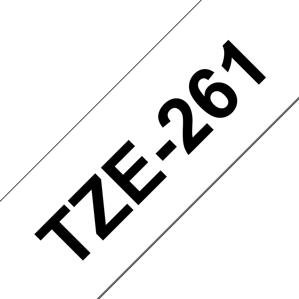 TZE261 BROTHER PT Schriftband 36mm weiss