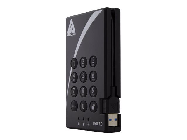 Apricorn Aegis Padlock 3.0 A25-3PL256-2000 - Festplatte - 2 TB - USB 3.0