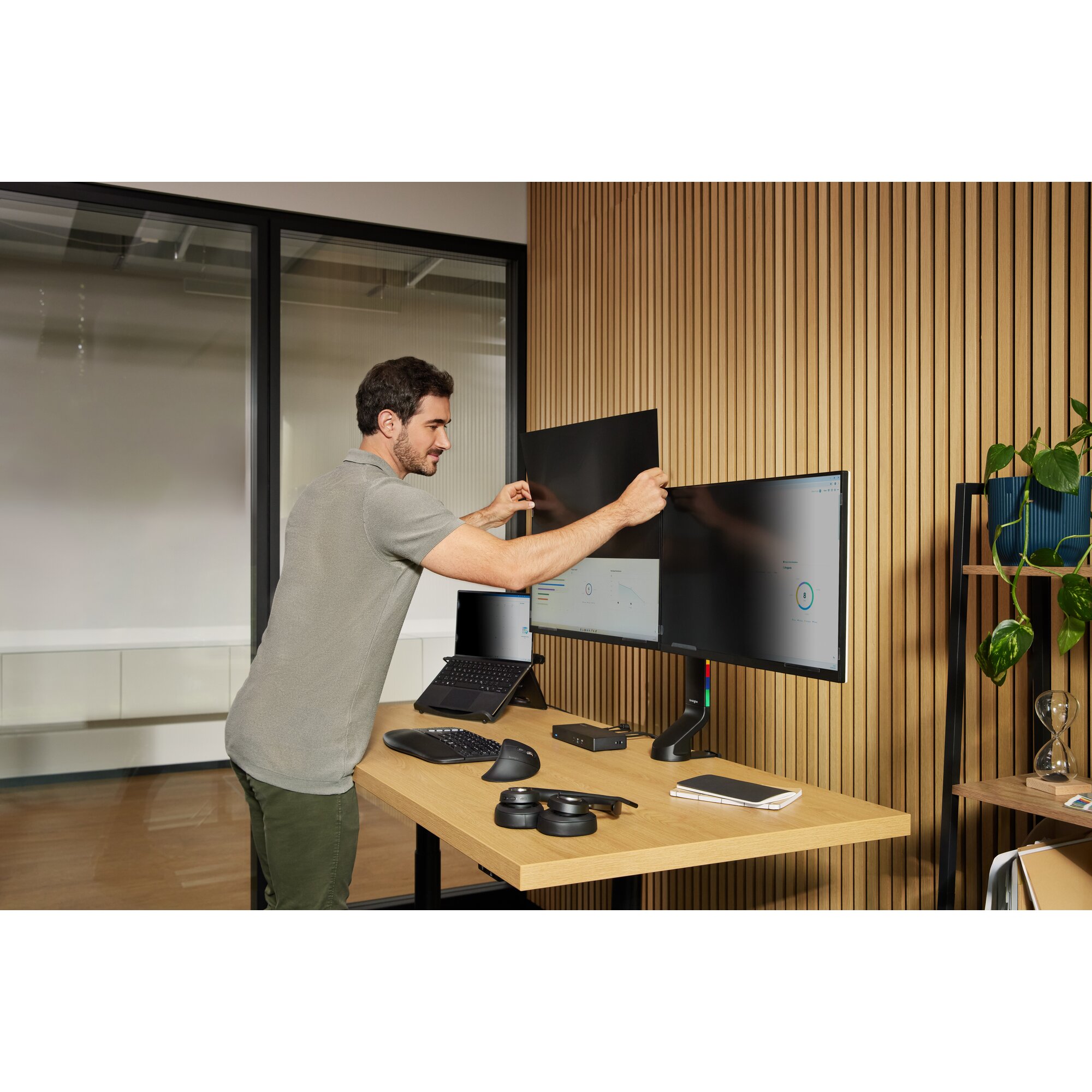 Kensington DisplayBlickschutzfolie für 62,2 cm 24,5 Zoll