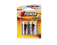 2 ANSMANN Batterien X-POWER Baby C 1,5 V