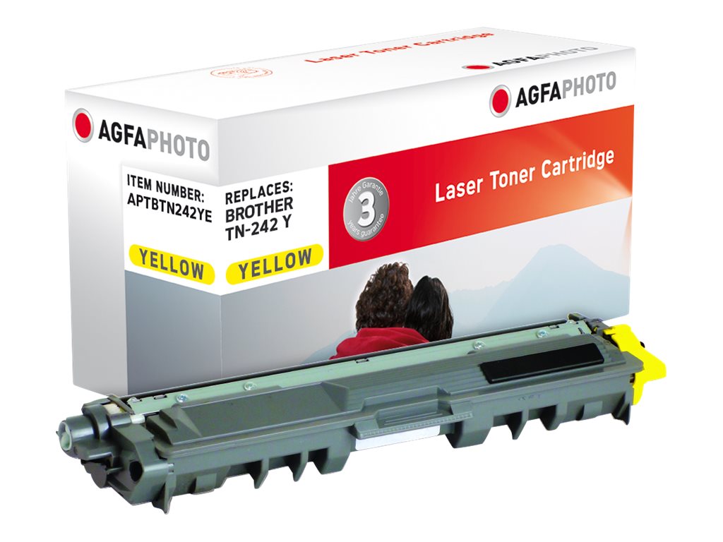 AgfaPhoto Toner APTBTN242YE ers. Brother TN-242Y YL