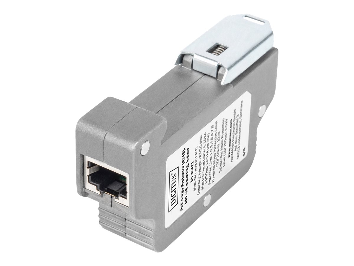 DIGITUS Indoor DIN PoE surge protector