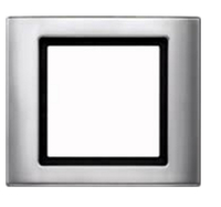 Merten Rahmen Aquadesign 400160 1f. aluminium Merten Rahmen Aquadesign 400160 1f. aluminium