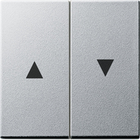 Gira Serienwippe 029426 + Pfeilsymbol System 55 Farbe Alu Gira Serienwippe 029426 + Pfeilsymbol System 55 Farbe Alu
