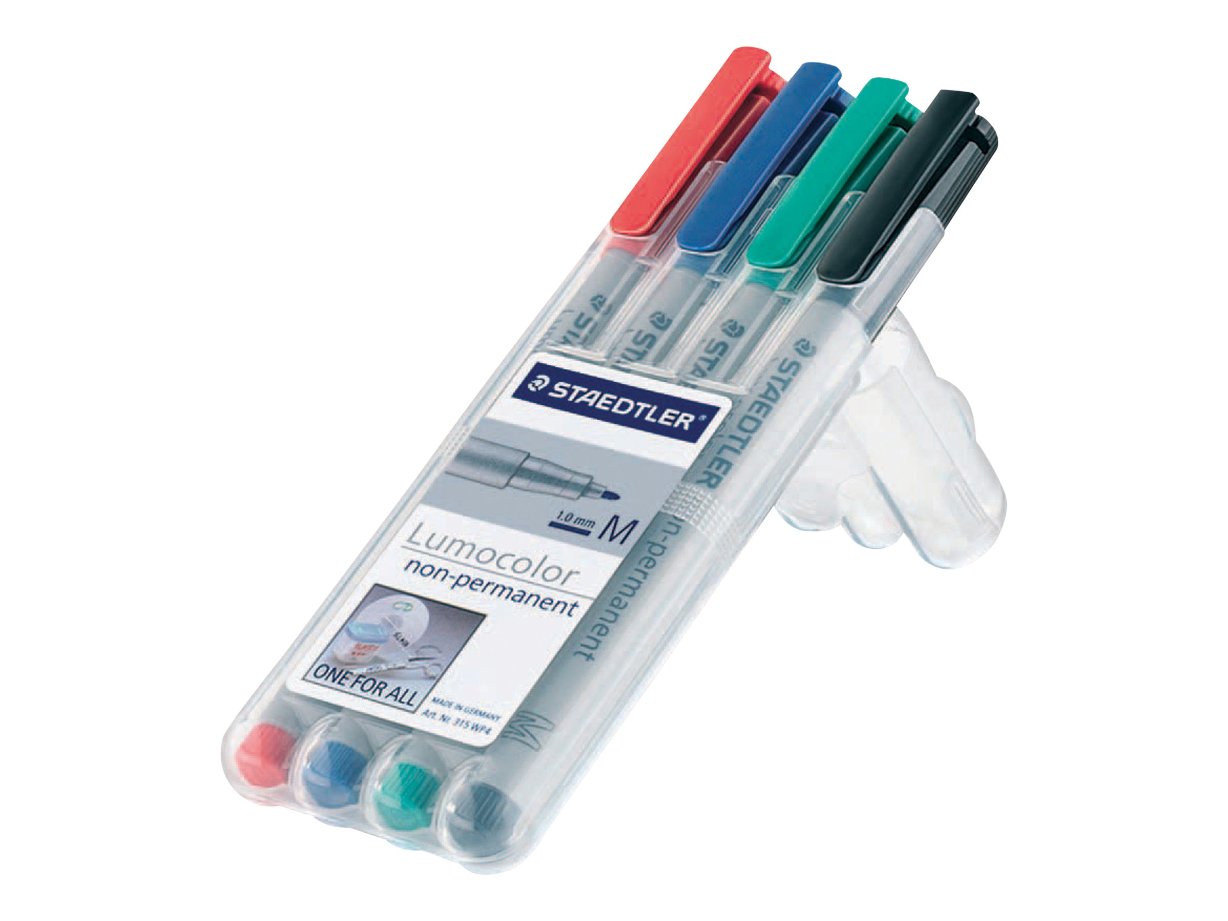 STAEDTLER Lumocolor Folienstifte-Set farbsortiert non-permanent 4 St. STAEDTLER Lumocolor Folienstifte-Set farbsortiert non-permanent 4 St.
