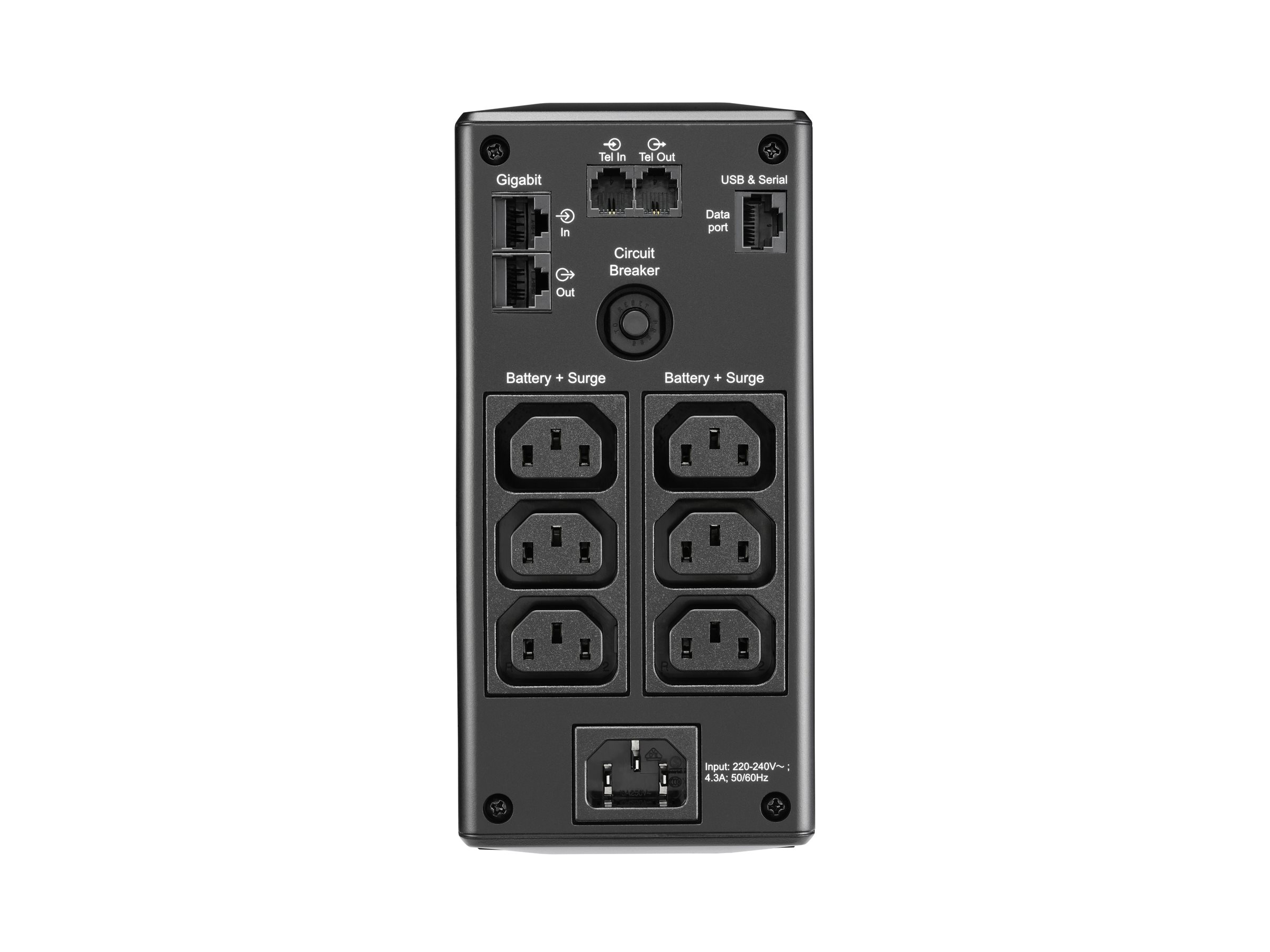 APC Back UPS Pro BR 900VA 6 Outlets AVR LCD Interface