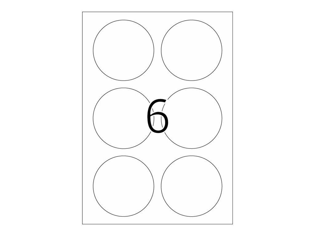 600 HERMA Etiketten 4478 weiÃ 85,0 x 85,0 mm