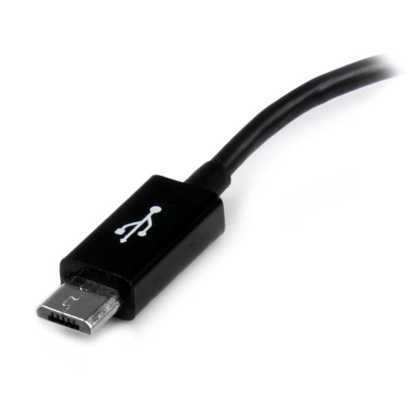 STARTECHCOM 5in Micro USB to USB OTG Host Adapter MF