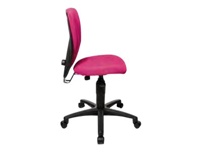 Topstar Kinderdrehstuhl High S'cool®, 70570BB10 Stoff rosa, Gestell schwarz Topstar Kinderdrehstuhl High S'cool®, 70570BB10 Stoff rosa, Gestell schwarz