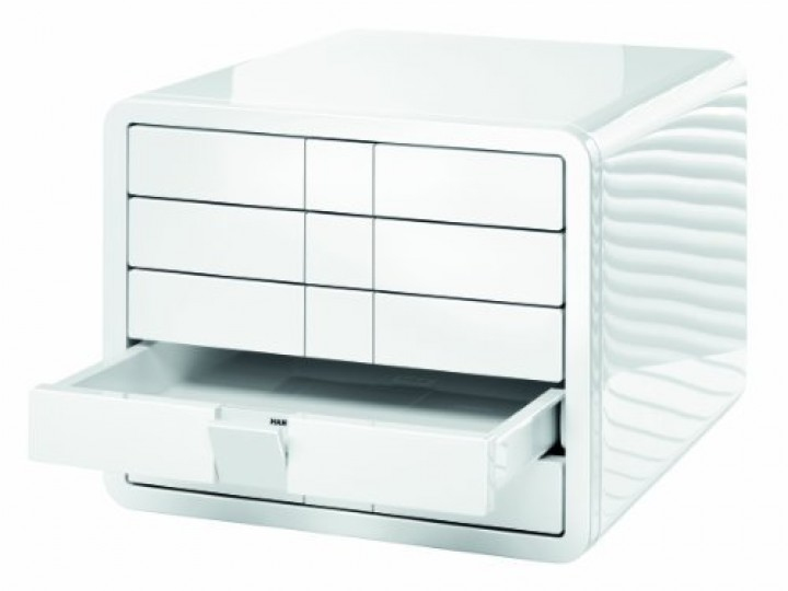 HAN Schubladenbox iBox weiss 1551-12, DIN C4 mit 5 Schubladen HAN Schubladenbox iBox weiss 1551-12, DIN C4 mit 5 Schubladen