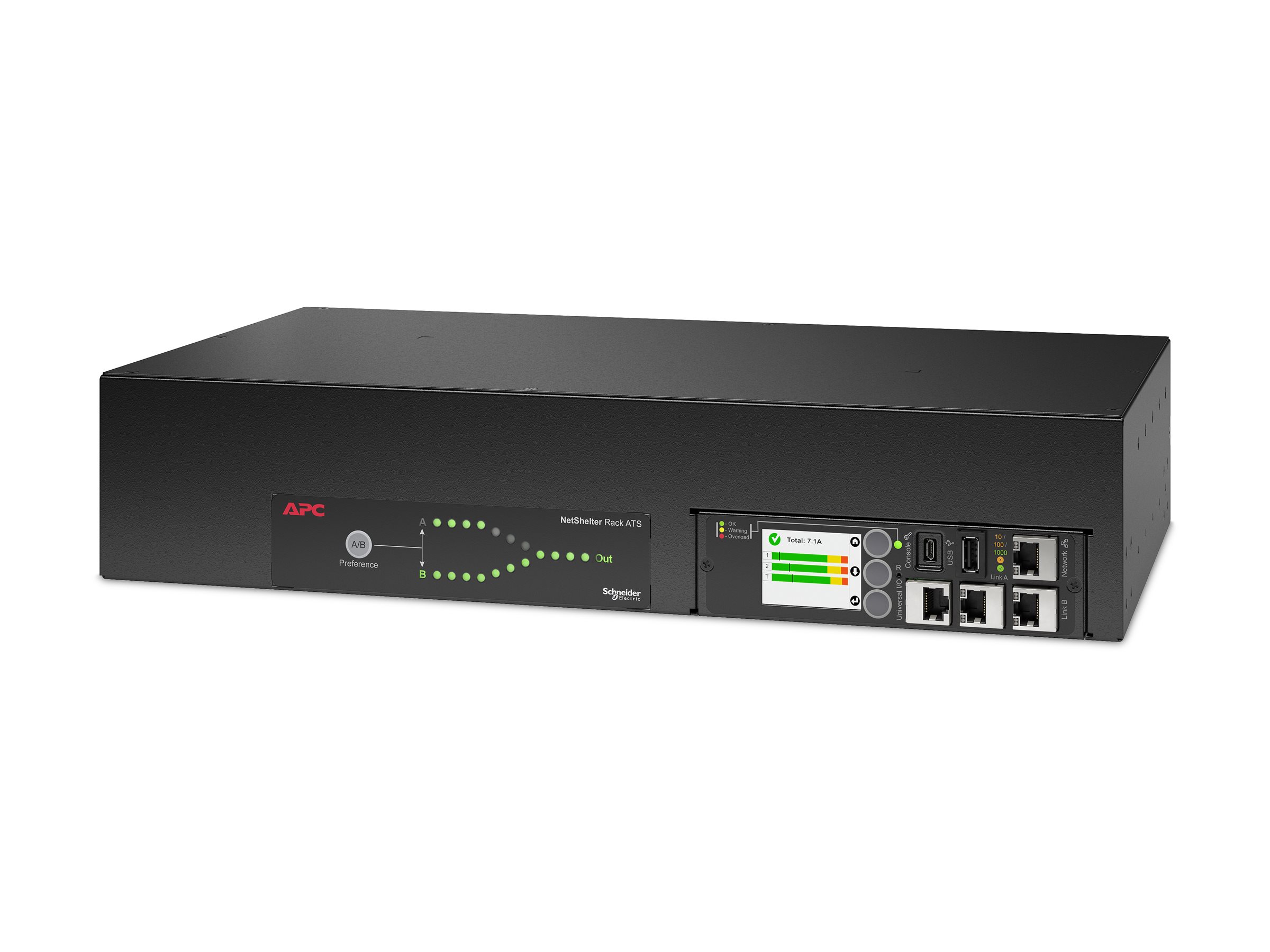 APC Rack ATS 230V 32A IEC 309 in 16 C13 2 C19 out APC Rack ATS 230V 32A IEC 309 in 16 C13 2 C19 out