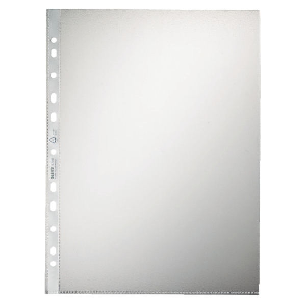 LEITZ Prospekthuellen 4790 DIN A4 transparent genarbt 0,085 mm, 100 St