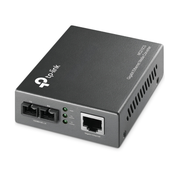 TPLINK MC210CS Gigabit Singlemode Medienkonverter 1 101001000Mbps AutoNegotiation RJ45Port AutoMDIMDIX bis 20km