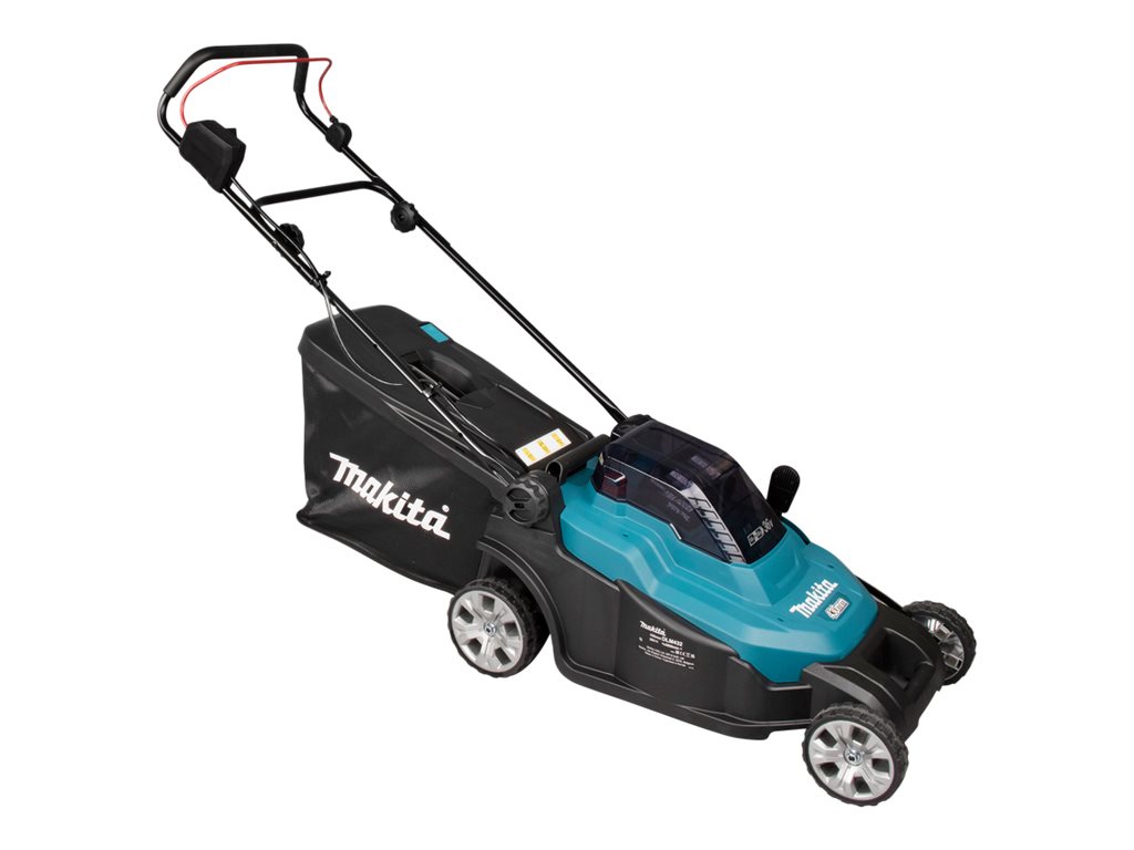 makita DLM432PT2 AkkuRasenmaeher 18,0 V fuer bis zu 575 m², mit 2 Akkus