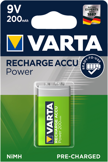 VARTA Akku RECHARGE ACCU Power E-Block 200 mAh