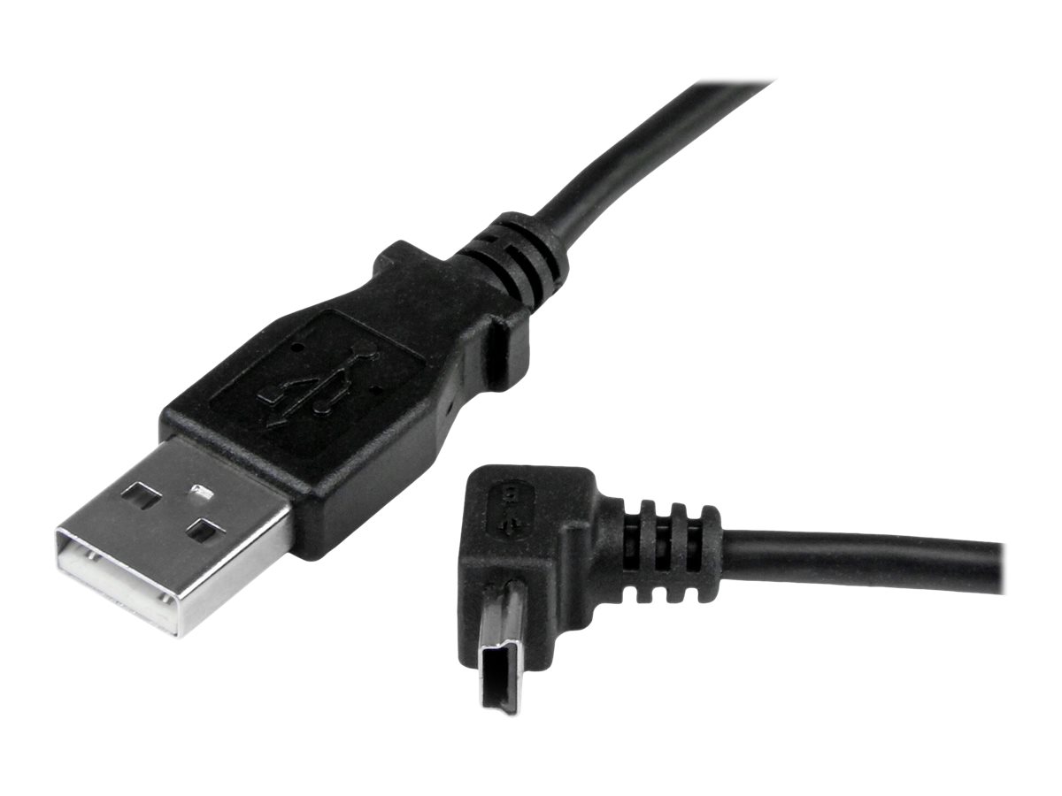 STARTECHCOM 1m Mini USB Cable A to Up Angle Mini B