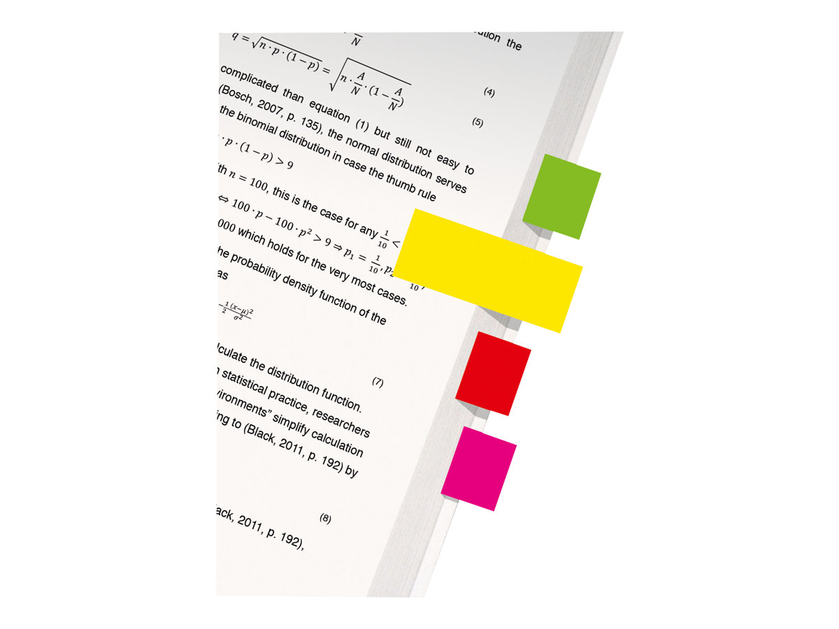 SIGEL NEON Haftmarker farbsortiert 5x 40 Streifen SIGEL NEON Haftmarker farbsortiert 5x 40 Streifen