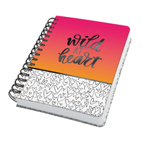 SIGEL Notizbuch mit Spirale Jolie® ca. DIN A5 punktraster, pink/orange/weiss Hardcover 240 Seiten SIGEL Notizbuch mit Spirale Jolie® ca. DIN A5 punktraster, pink/orange/weiss Hardcover 240 Seiten
