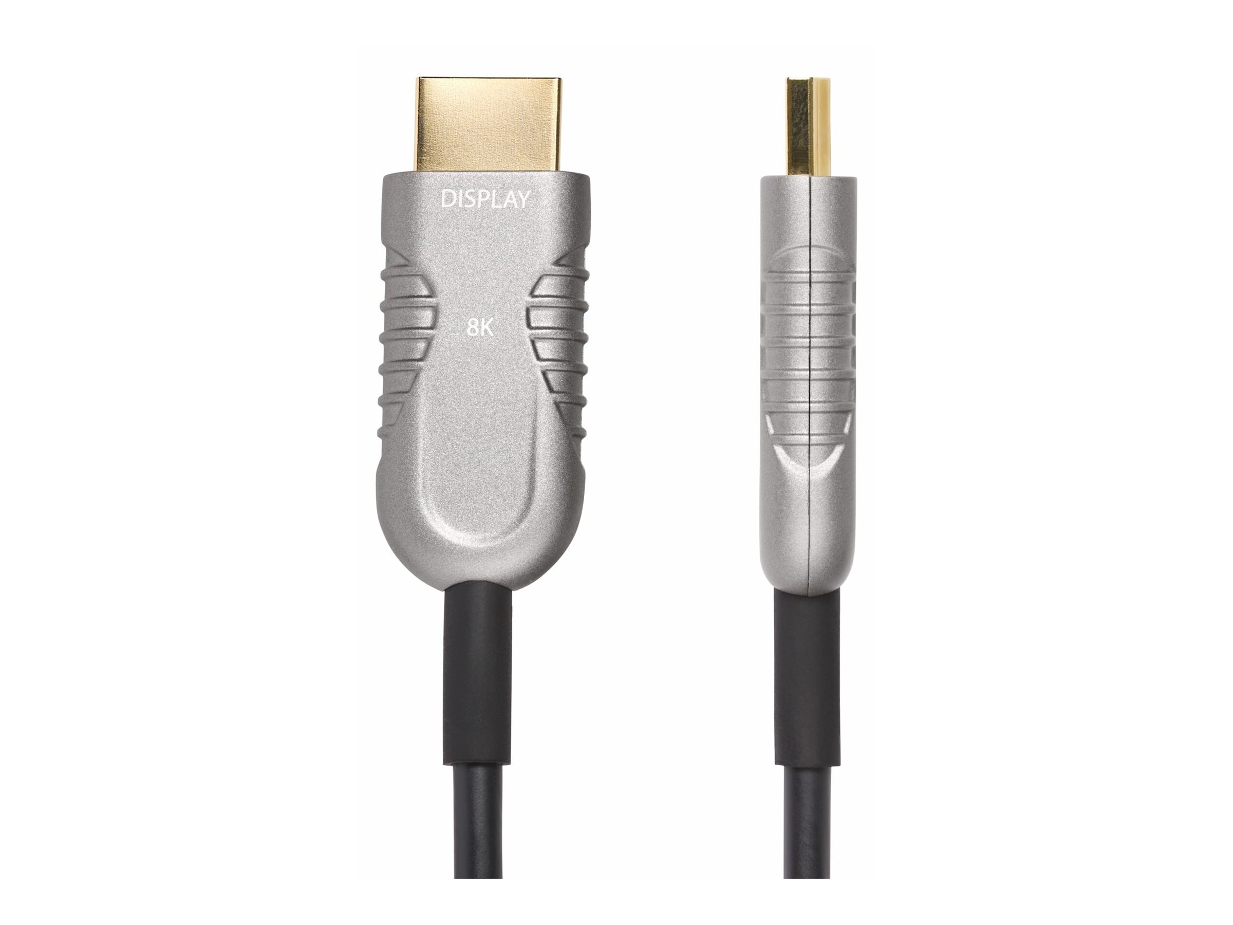 STARTECHCOM 15,2m Optisches HDMI Kabel AOC Aktives HDMI Plenum Kabel CMP 8K60Hz4K Ultra High Speed HDMI 21 Kabel ARC