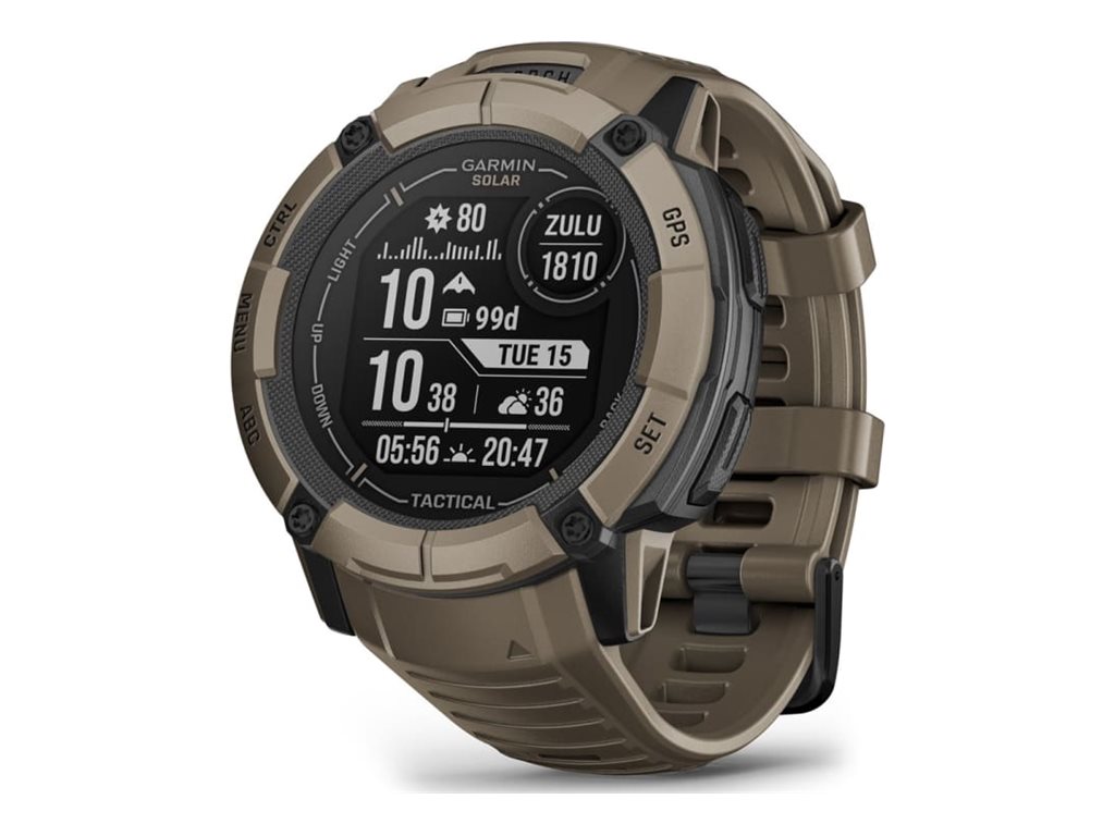 Garmin Instinct 2X SOLAR Tactical Edition Coyote Tan
