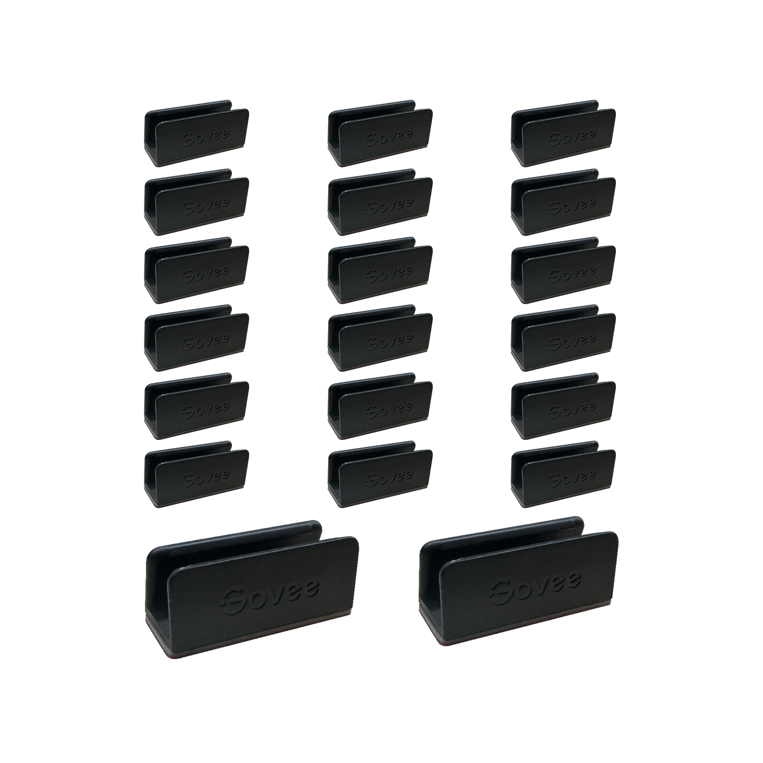 Govee Neon Rope Light 2 Bracket 20 pcs Black
