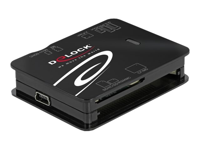 DELOCK USB 20 Card Reader fur CF SD Micro SD MS xD M2 Speicherkarten