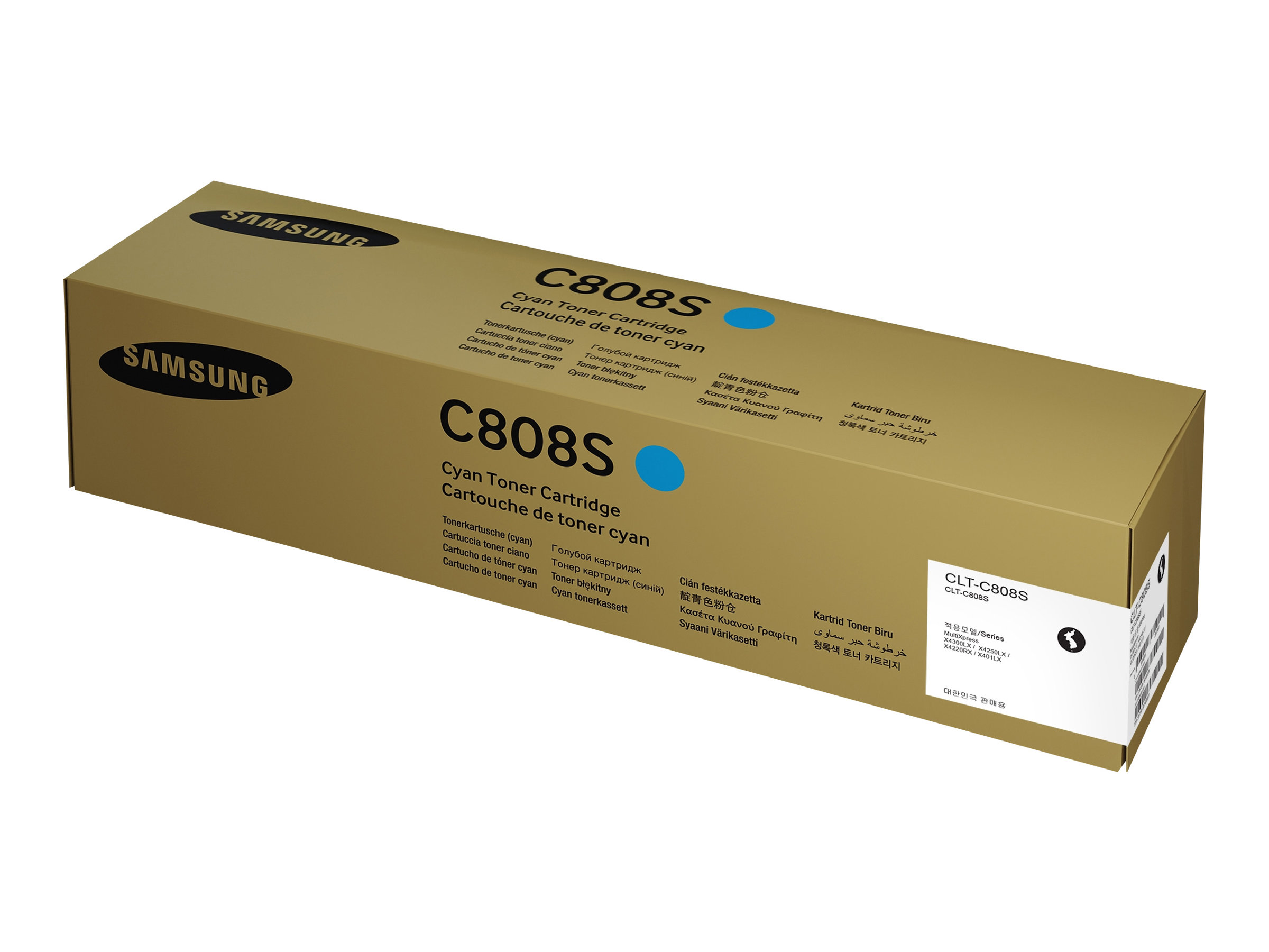 SAMSUNG CLT-C808S/ELS Cyan Toner Cartridge SAMSUNG CLT-C808S/ELS Cyan Toner Cartridge