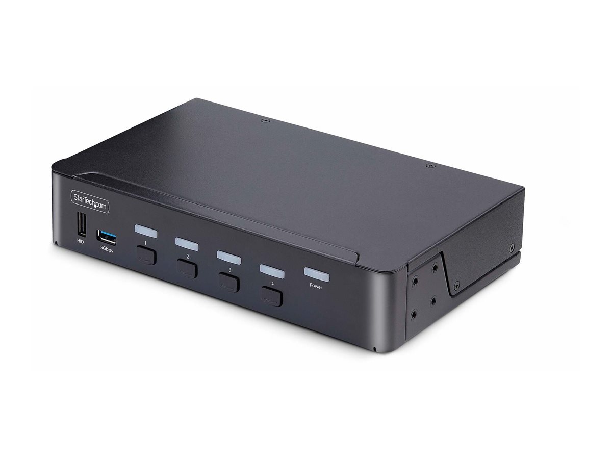 STARTECHCOM 4Port 8K KVMSwitch DisplayPort 14 8K 60Hz 4K 144Hz DP 14 2x USB 30 Ports 4x USB 20 Ports KVM DisplayPort