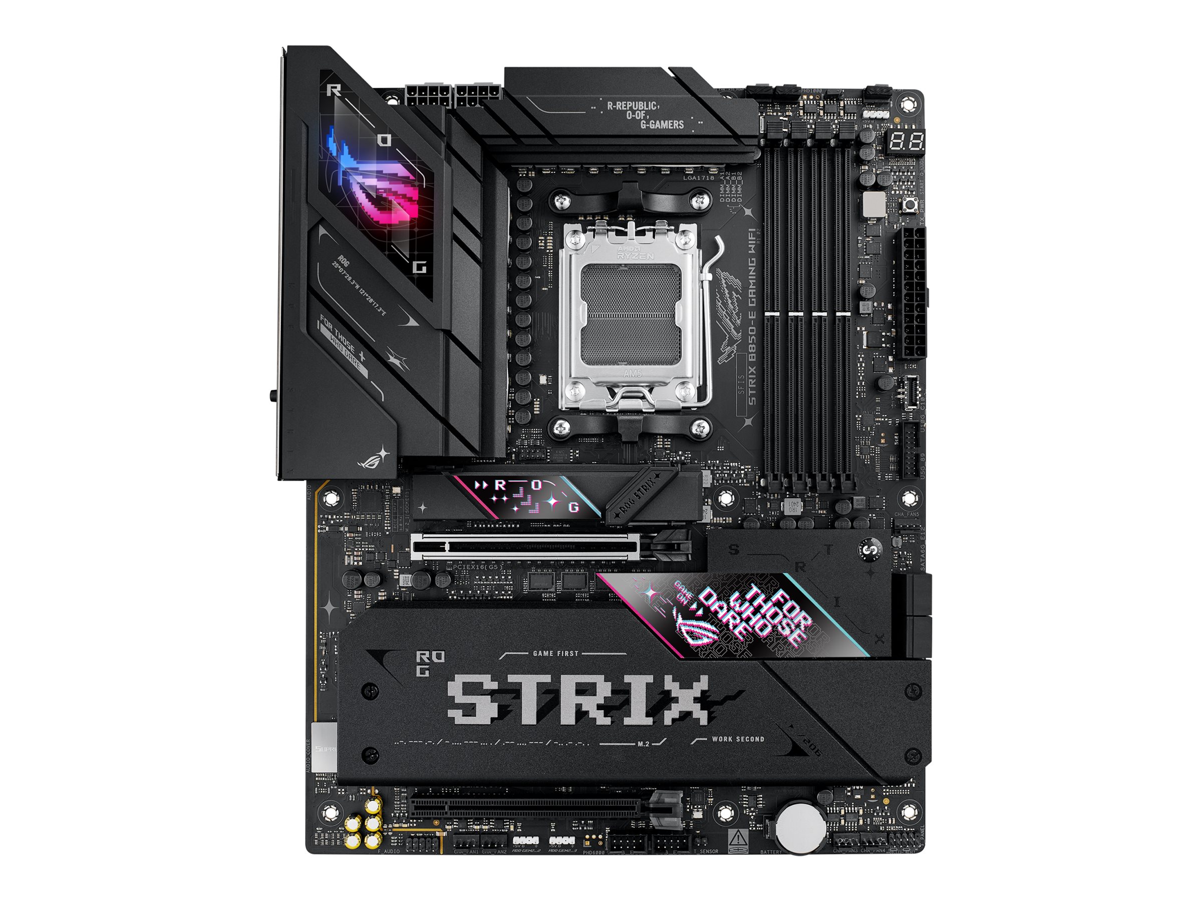 ASUS ROG STRIX B850-E GAMING WIFI AM5 DDR5 ATX MB 1xHDMI 1xDP 5xM.2 4xSATA ASUS ROG STRIX B850-E GAMING WIFI AM5 DDR5 ATX MB 1xHDMI 1xDP 5xM.2 4xSATA