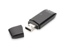 DIGITUS Card Reader 56-in-1 USB2.0, schwarz