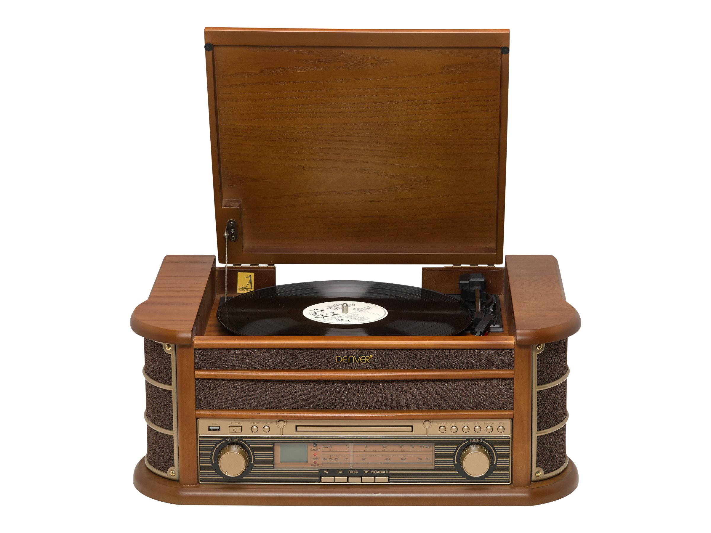 Retro Musik-Center mit Plattenspieler MCR-50MK3