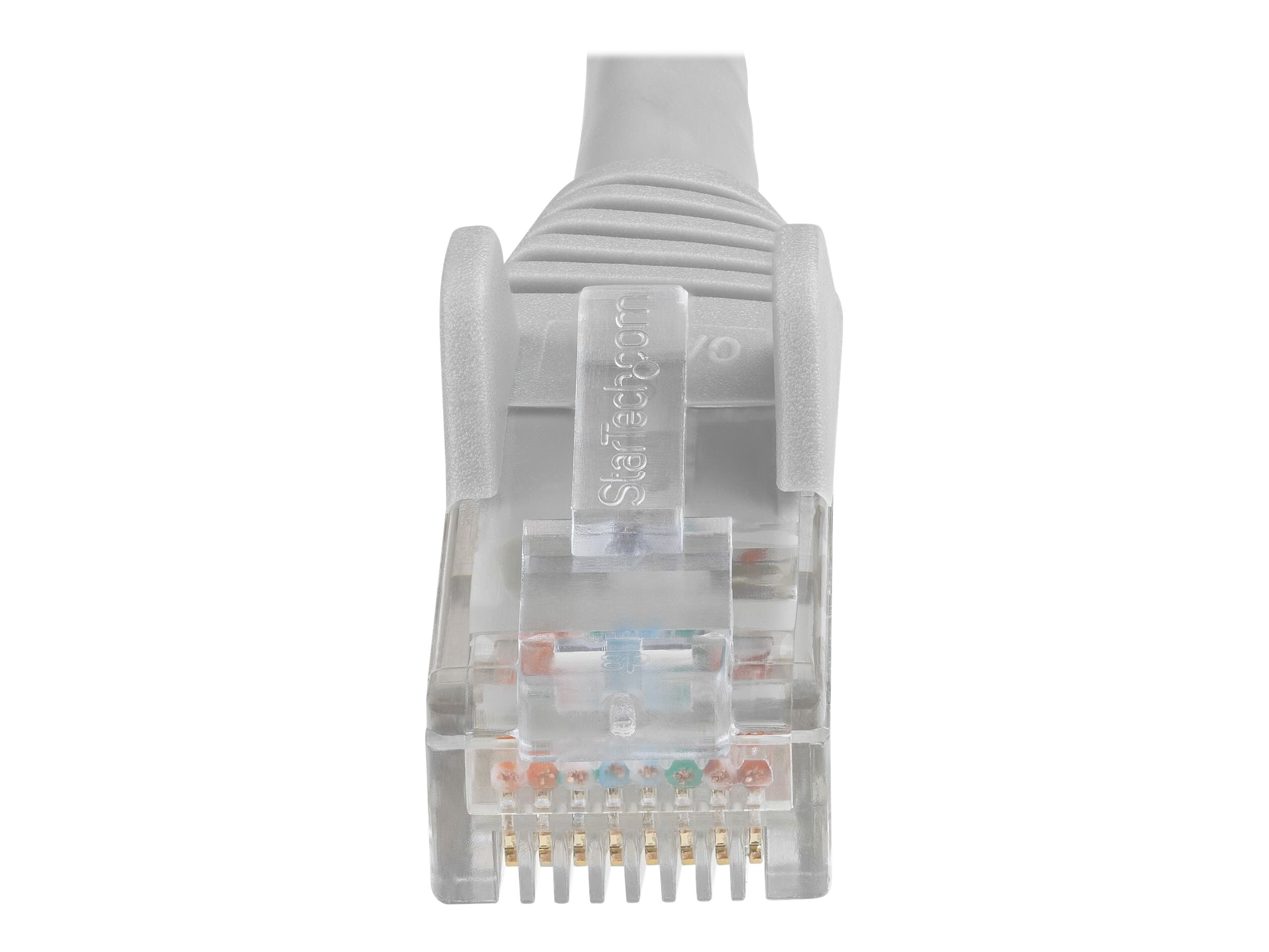 STARTECH.COM 3m LSZH CAT6 Ethernet Cable - 10 Gigabit 100W PoE RJ45 UTP Network Patch Cord Snagless - Grey ETL Verified