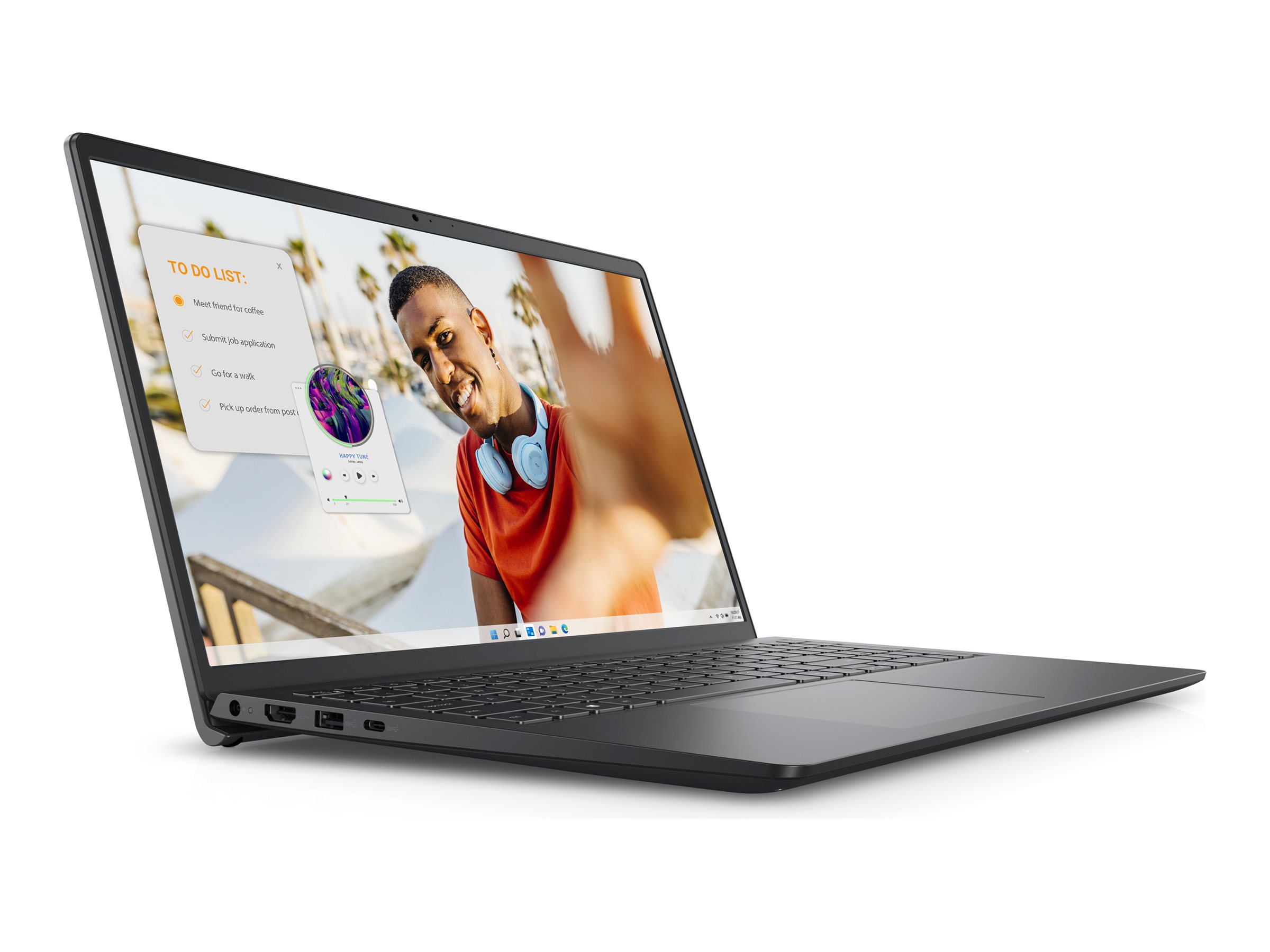 DELL Inspiron 15 Ryzen 5 7530U 39,62cm 15,6Zoll FHD 16GB 512GB SSD AMD Radeon FgrPr 3 Cell 65W WLAN Backlit Kb W11P 1Y Basic Onsite